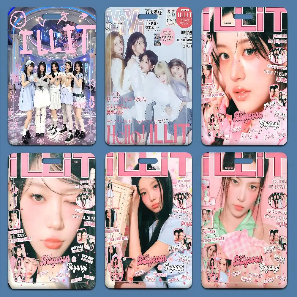 

Корейский K-pop чехол-держатель для музыкальных карт, кредитных карт, ID-карт и бейджей с шейным ремешком-шнурком