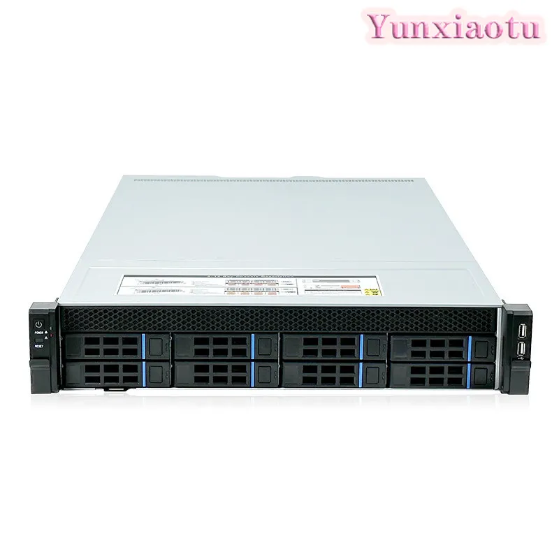 8 Disks 12 Disks 2U Rack-mounted IPFS Hot-swappable Enterprise Private Cloud Storage NAS Multi-hard Disk Server Chassis