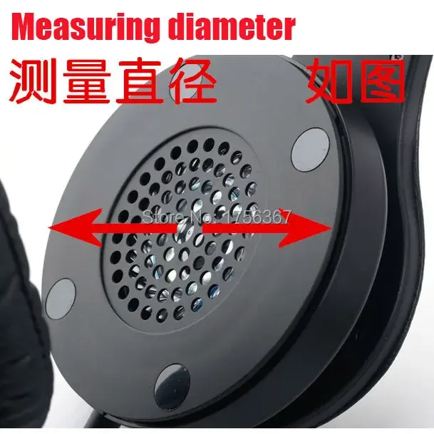 เปลี่ยนแผ่นรองหูฟังขนาดเส้นผ่านศูนย์กลาง 72 มม. (2.83 นิ้ว) สำหรับหูฟัง Sennheiser/SONY/Audio-Technica/JVC/KOSS (แผ่นรองหูฟัง)