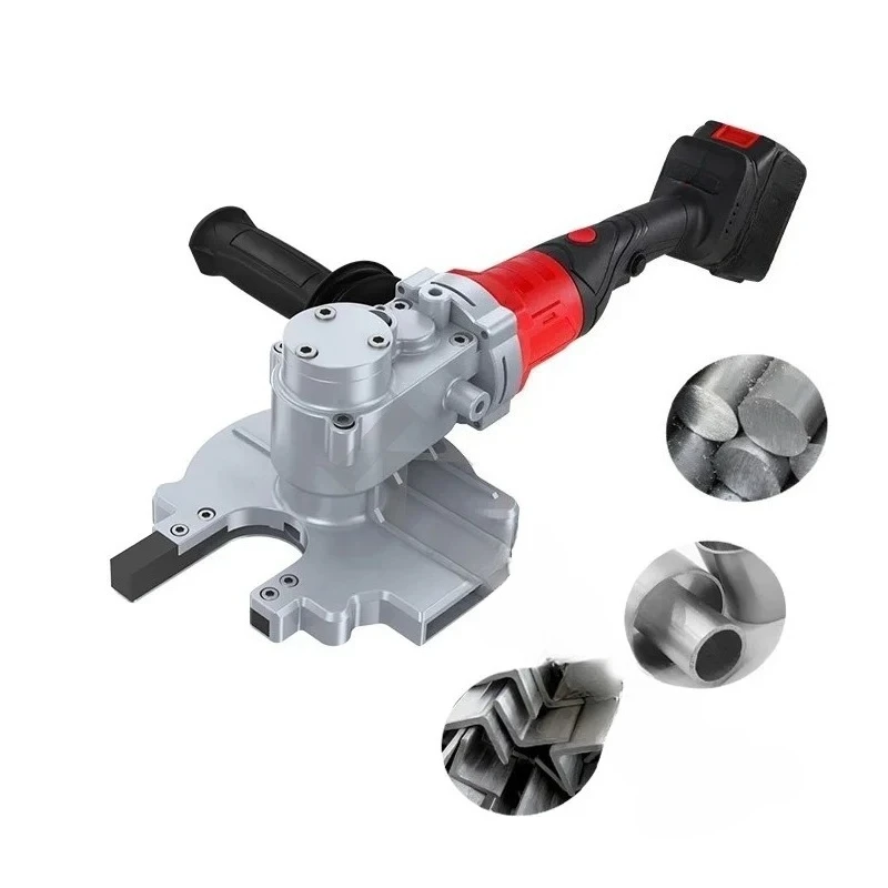 Handheld Steel Bar Cold Cutting Machine Lithium Bat-tery Brushless Cordless Portable Steel Bar Cutting Saw Rebar Cutting Machine