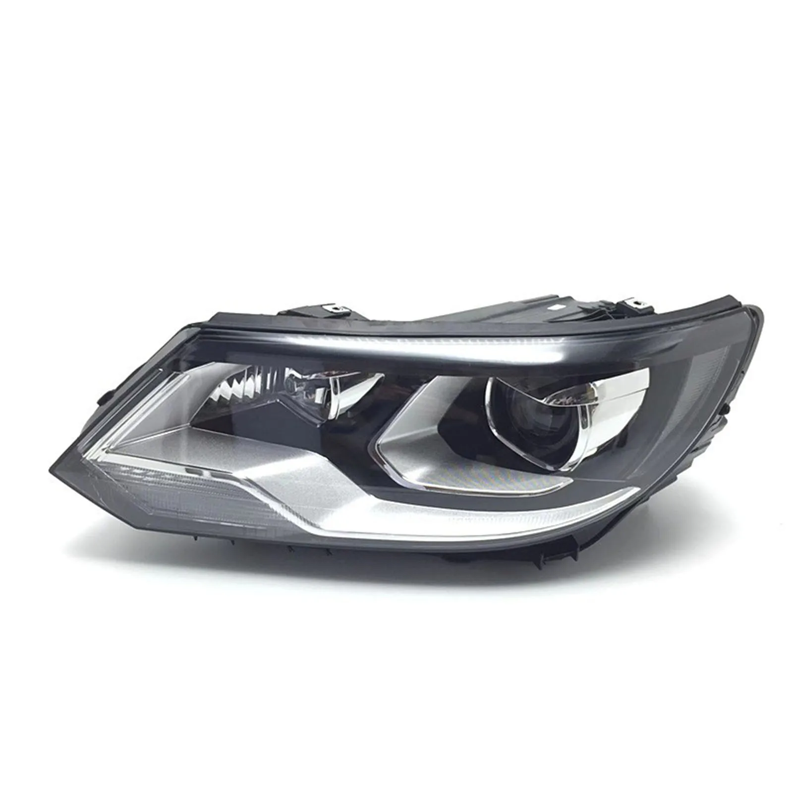 

For Volkswagen VW Tiguan 2013 2014 2015 2016 Front Headlight Assembly Clear Lens Chrome Head Lamp Light Replacement Parts