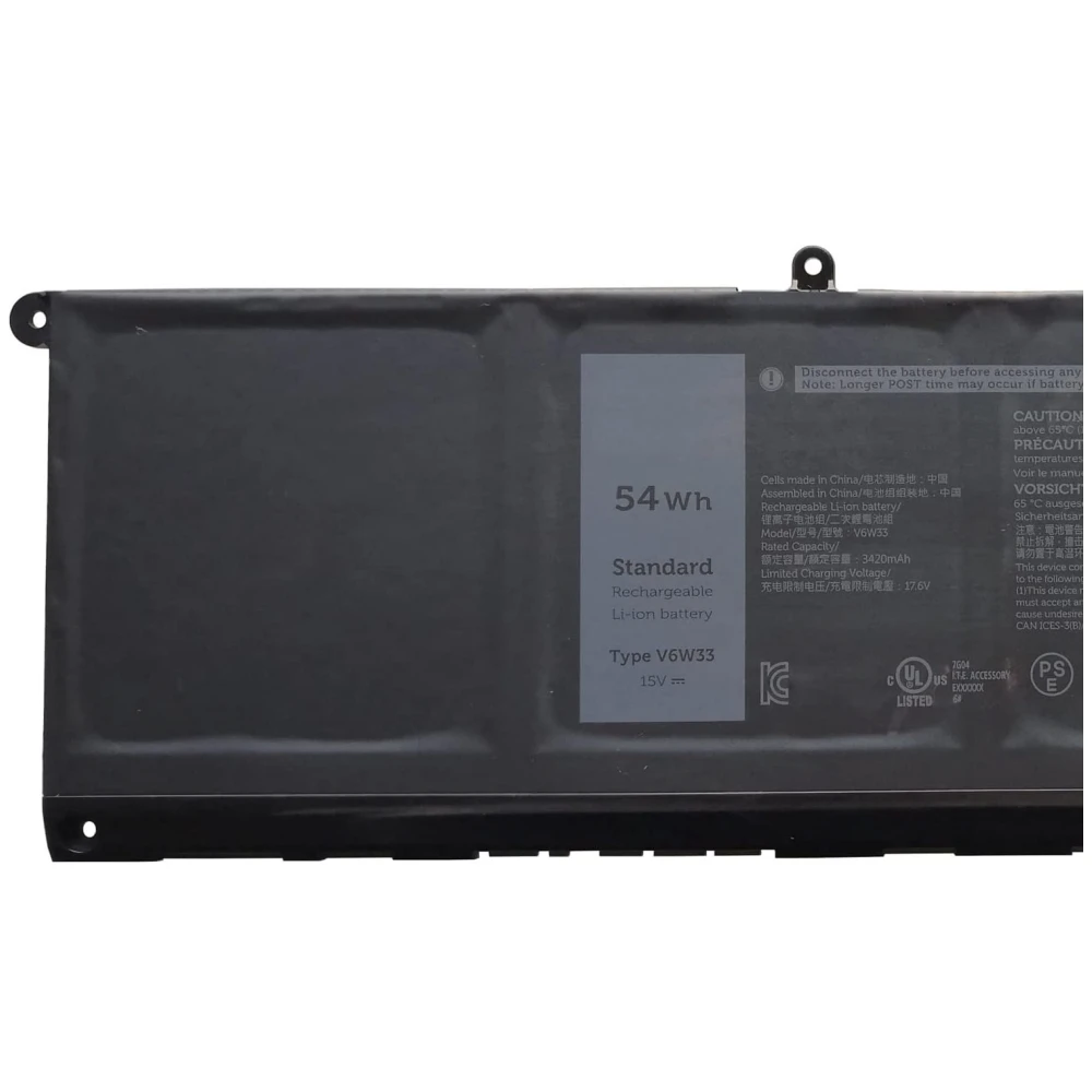 V6W33 54Wh Laptop Battery For Dell Inspiron 3515 5310 5418 5515 Latitude 3320 3520 3420 Vostro 3510 3511 5510 Series TN70C G91J0