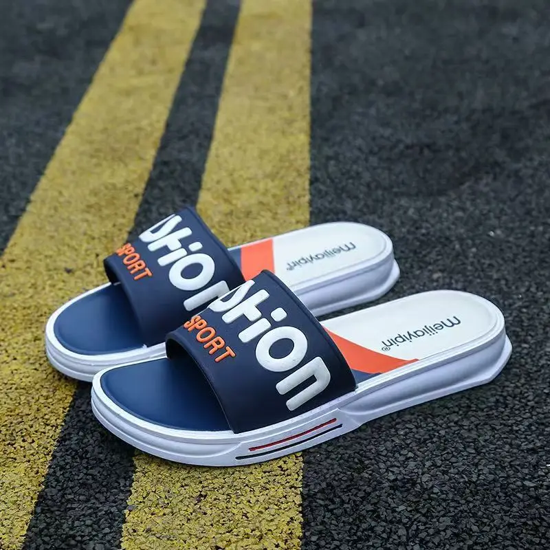 

Summer New Big Size Men Slippers Unisex Open Toe Thick Sole Non Slip Breathable Home Slippers Lightweight Outdoor Beach Slippers