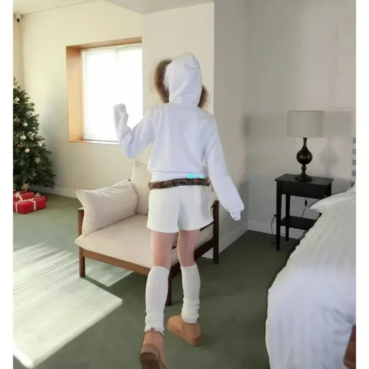 2024 New Loose Hoodie Coat Women Y2k Long Sleeve Double Zipper Jacket Female Korean Fashion Vintage Slim Fit Jackets Coat 2024