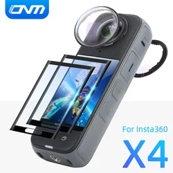 Protector de lente y Protector de pantalla para Insta360 X4, accesorios, cubierta protectora de lente y película protectora antiarañazos, Insta 360 X4