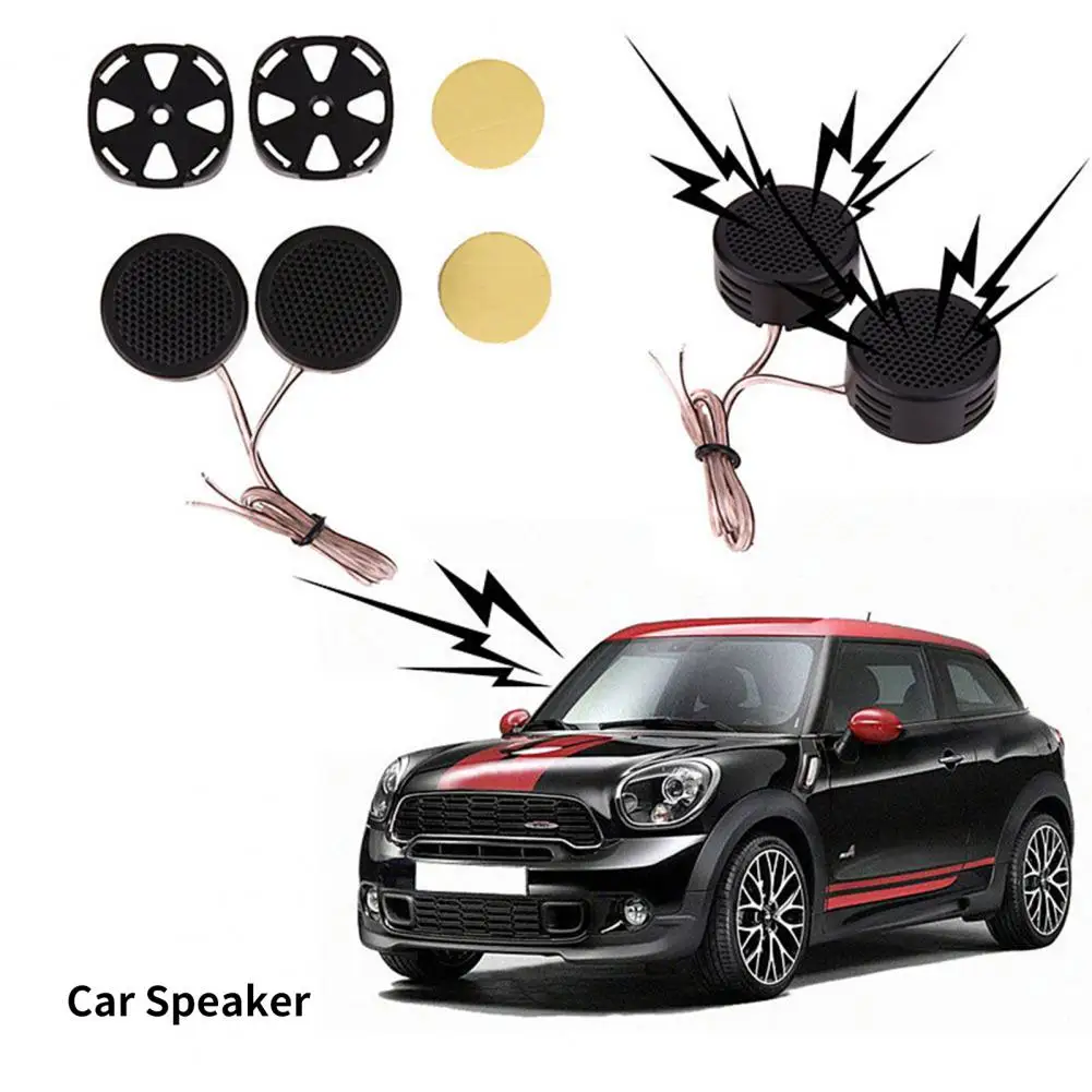 1 Pair Car Audio Horn Great 500W Car Loudspeaker High-Pitched Car Speaker Tweeter 2KHz-20KHz Car Tweeter HiFi Level Car Horn