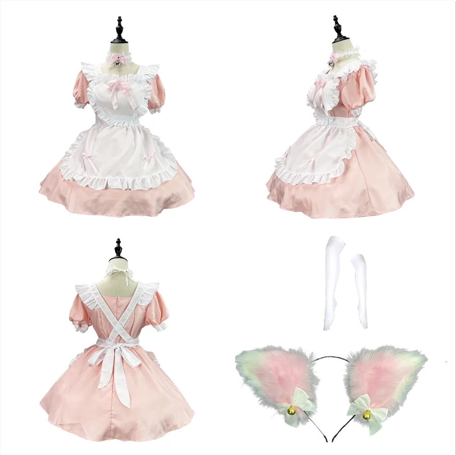 Anime Cosplay japanische Dienst mädchen Kleid Uniform Dame Lolita Kleid Halloween Kostüm