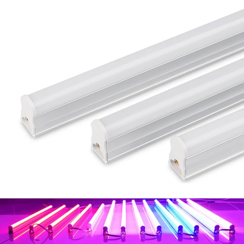 LED Tube T5 T8 Integrated Light LED Fluorescent Tube Wall Lamp 30CM 60CM Lampara Ampoule Cold Warm White 110V 220V Bulb Light