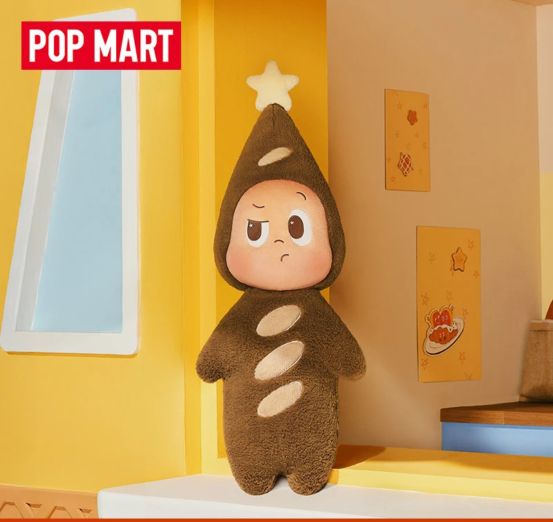 POP MART TWINKLE TWINKLE MOON GELATO Almohada de Peluche de 100 cm, Suave y Decorativa para el Hogar, Dormitorio, Sala de Estar, para Adultos