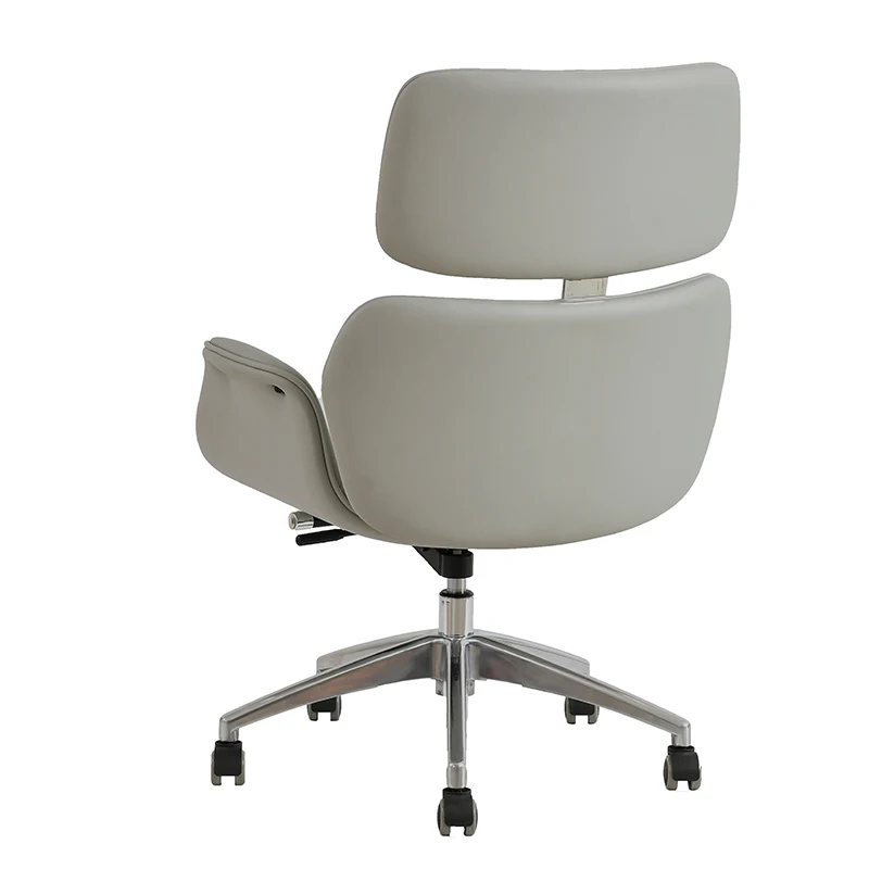 

Modern Ergonomic Lift Chair with Contemporary PU Leather Swivel Wheels