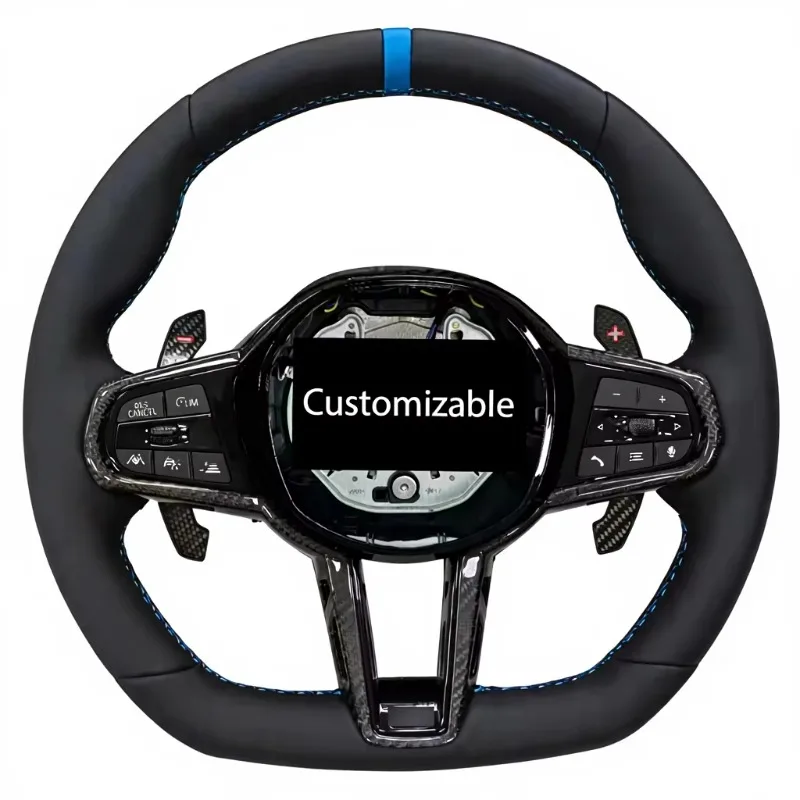 Luxury Sports Nappa Leather Steering Wheel 3/5/7 Series G20 G28 G22 G23 G30 G38 G11 Heated Stitching Paddles OEM Quality