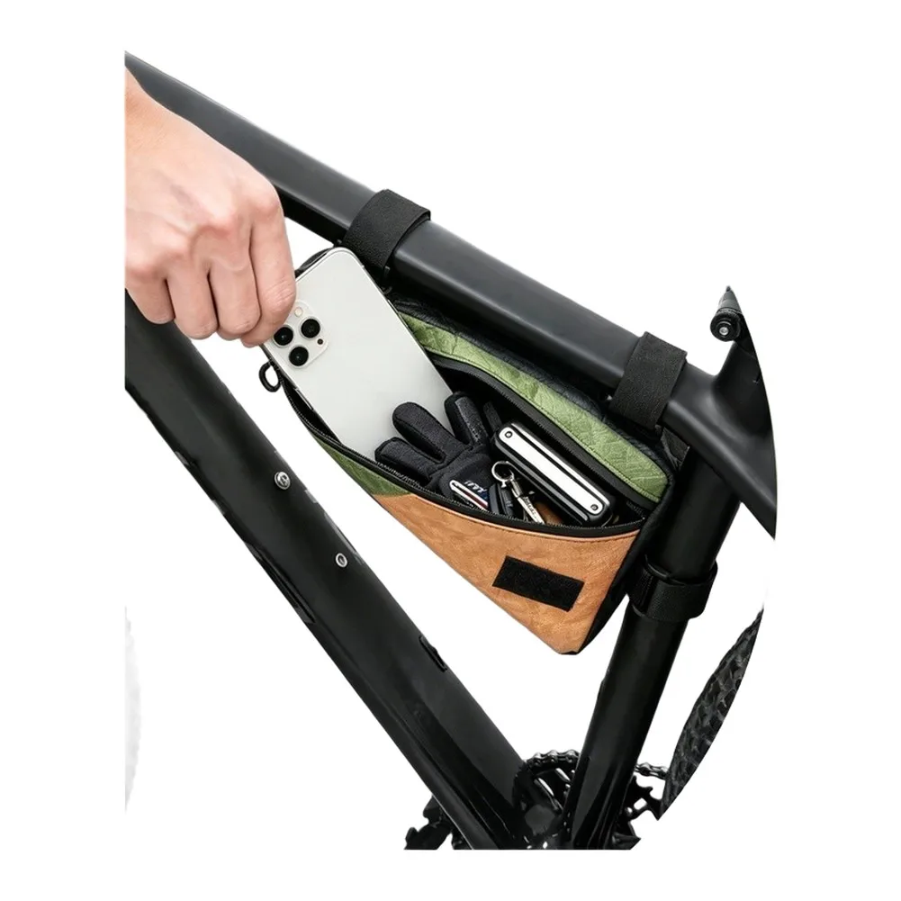 

1pc Cycling Top Tube Bag Waterproof MTB Road Triangle Pannier Bike Bag Large Capacity Storage Bags Front Frame Cycling Bag