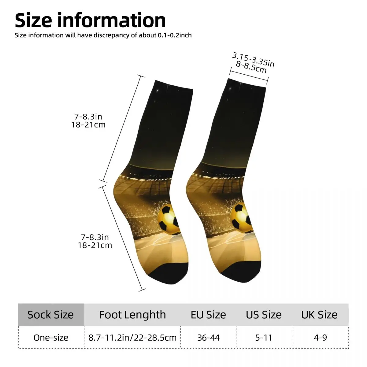 Football Sock Printed Man Polyester