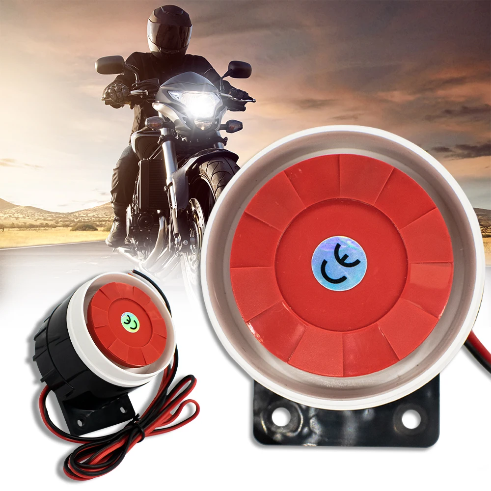 Piezoelectric Buzzer Alarm Horn Anti-theft Alarm Wired 24V High Decibel 130db Police Siren Air Raid Siren