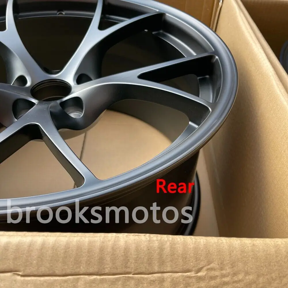 ALFA ROMEO GIULIETTA 940 19" FORGED WHEELS RIM 19x8 SATIN BLACK SET OF 4