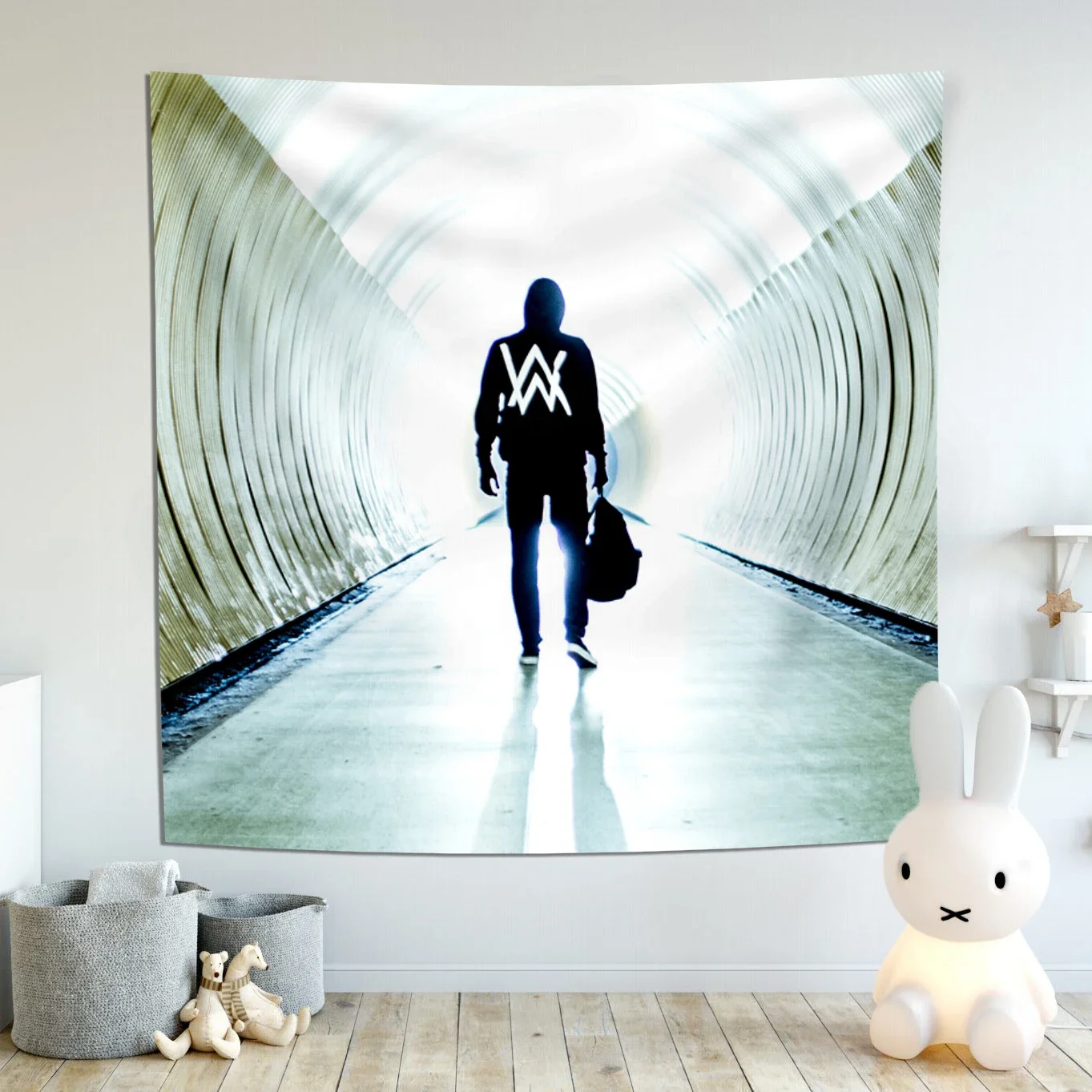 Singer Alan Walker Poster Tapestry Popular Music Dj Album Magazine Cover Aesthetic Bedroom Decoration Paintings