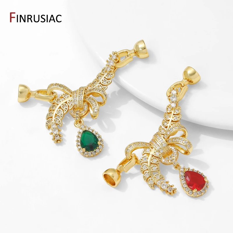 

замок для бижутерии,застежка для бус ,для создание украшений,1шт,55x 33,5мм,латунь,позолота 14K/с родиевым покрытием