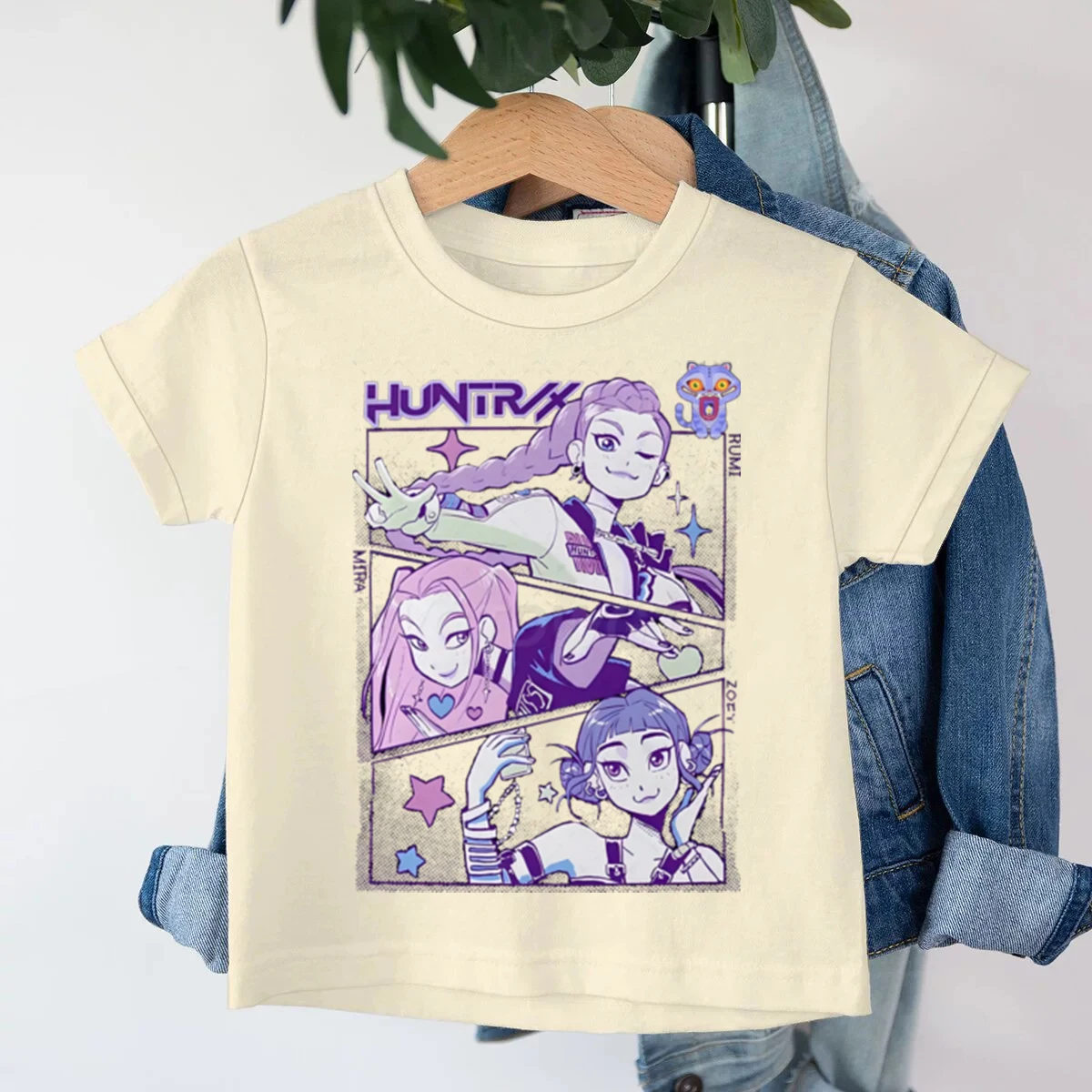 

Girls Boys Clothes KPop Demon Hunters T-Shirt Kids Cartoon Print Harajuku Tees 2025 Movie Fans Gift Summer Tshirt Tops