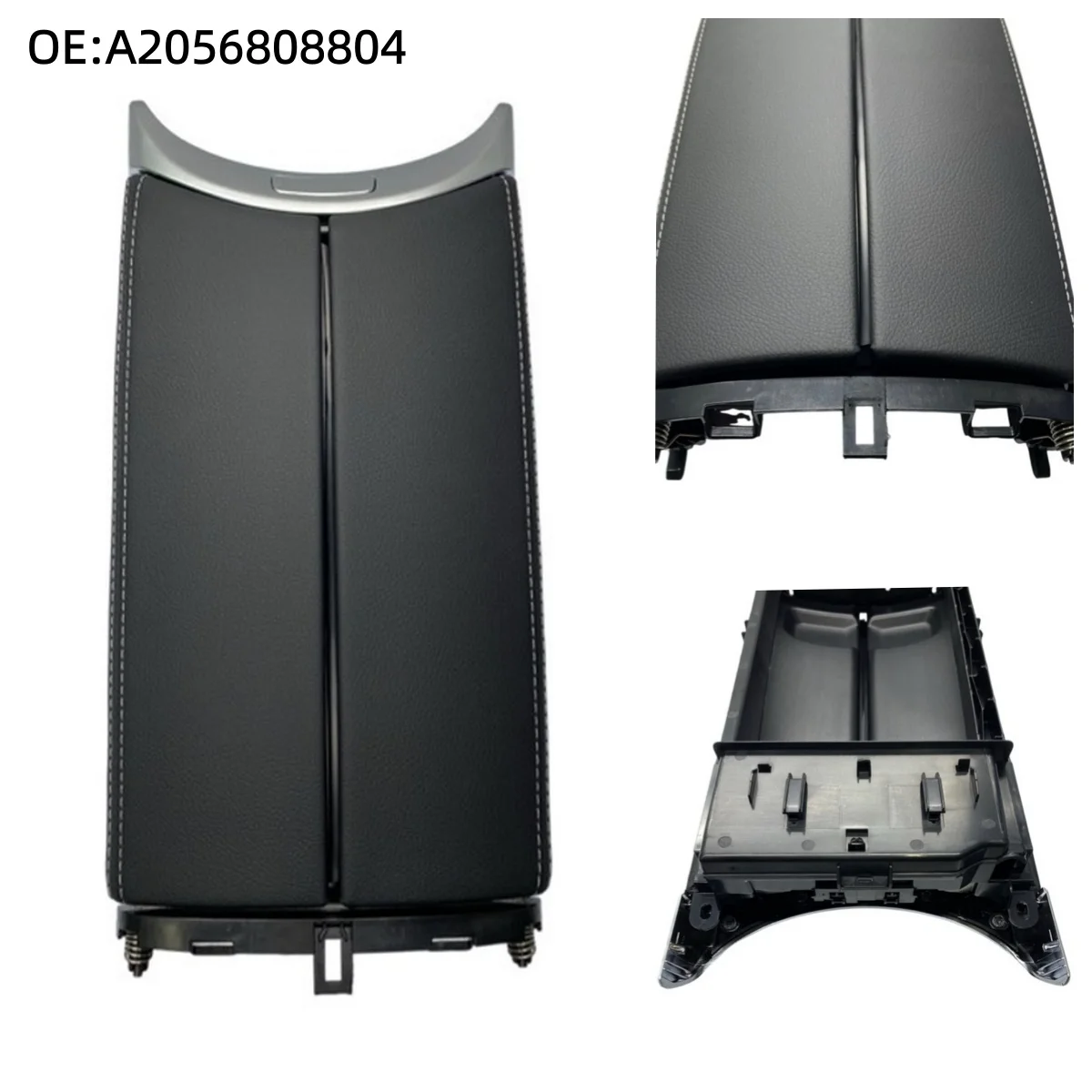 A2056800796 Car Console Armrest Box Lid For Benz For C Class W205 GLC 2015-2020 Plastic+PU Leather C300 C43 -AMG Ergonomic