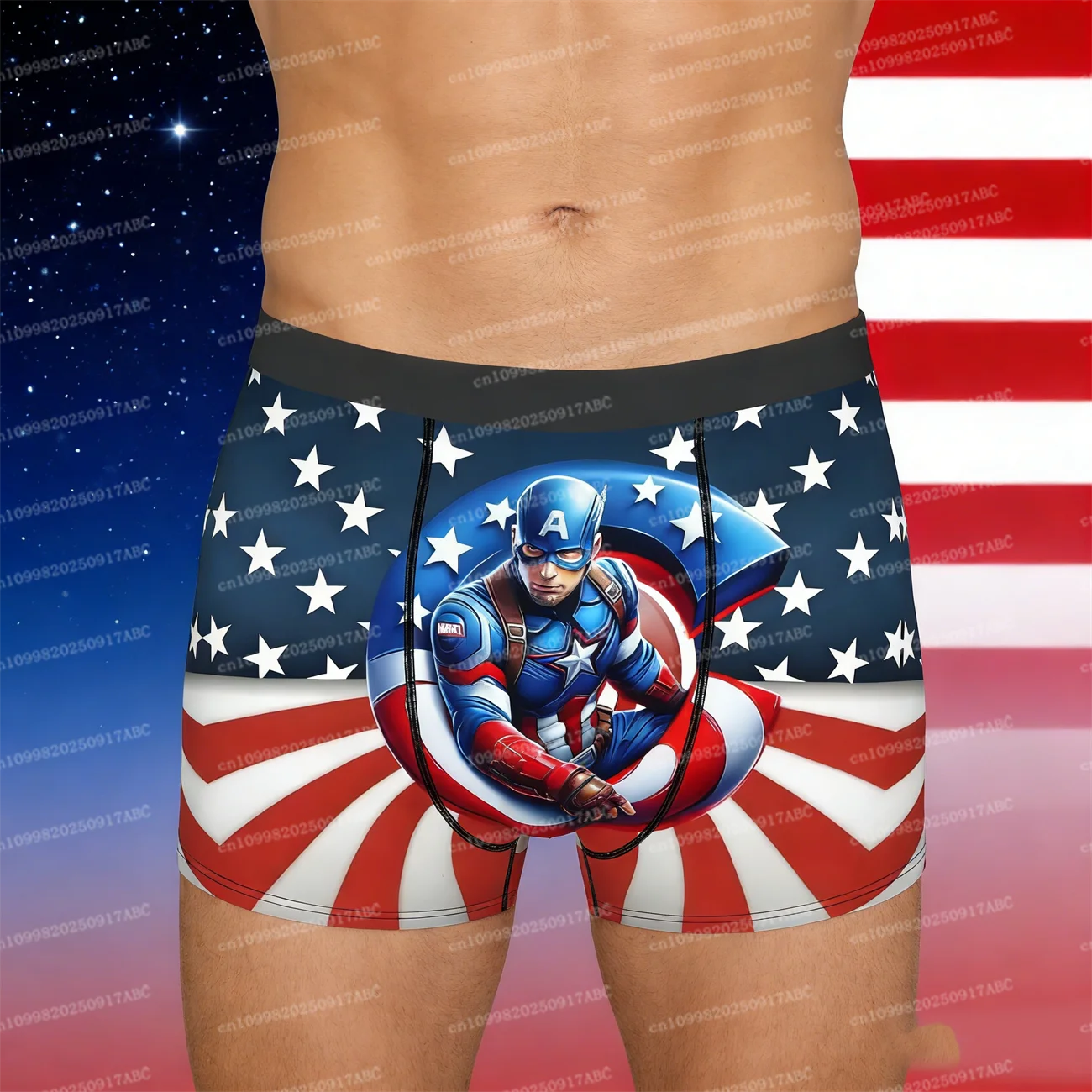 

Men Underpants Underwear Shorts Boxer Briefs Funny Iron Man Marvel Film Boxers Shorts Panties Women Underpants Breathable Brief