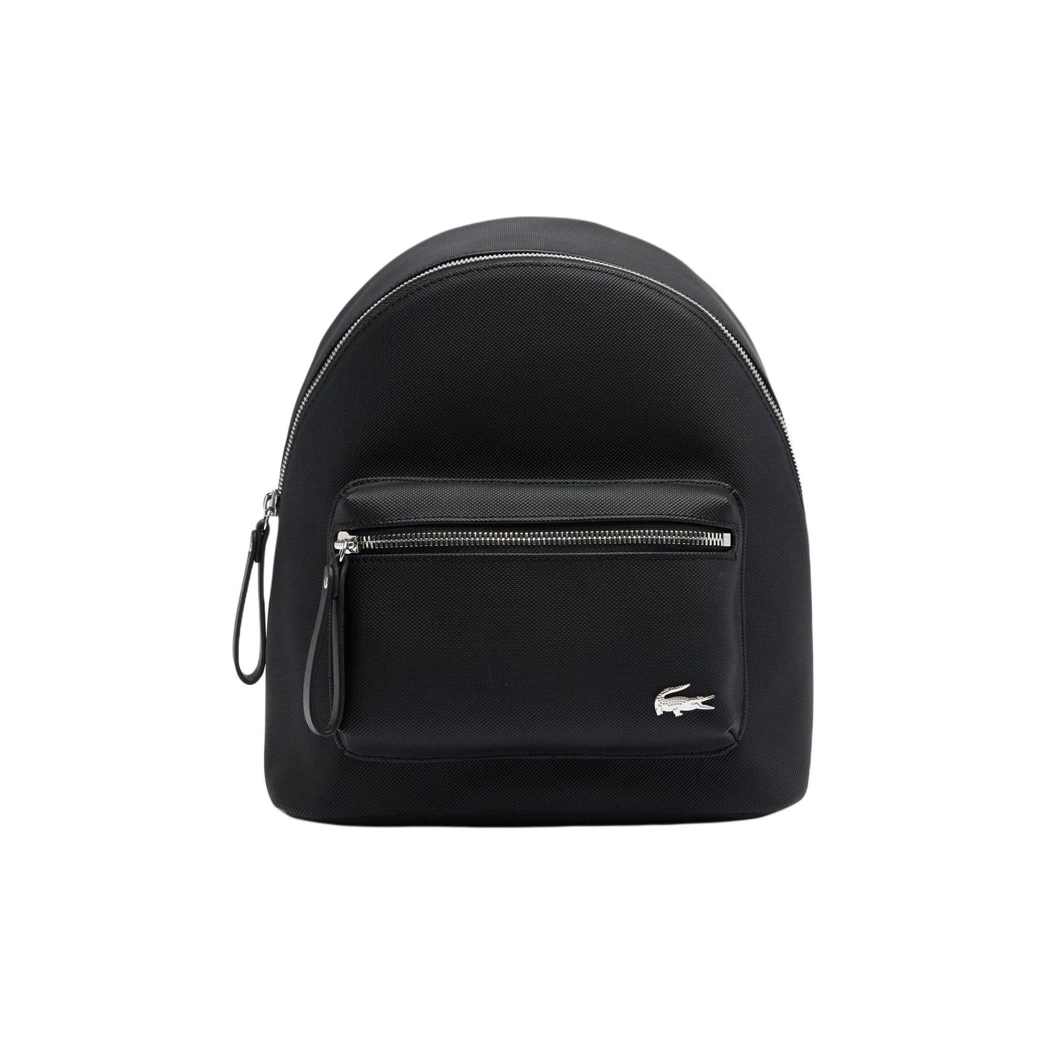 Mochila LACOSTE de poliéster revestido feminina preta