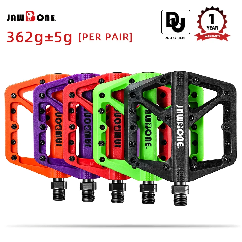 Jawbone MTB Bike Pedals Nylon Fiber Mountains Pedals Bicycle Pedals for Road Mountain BMX MTB Bikes Bicycle Product Accessories