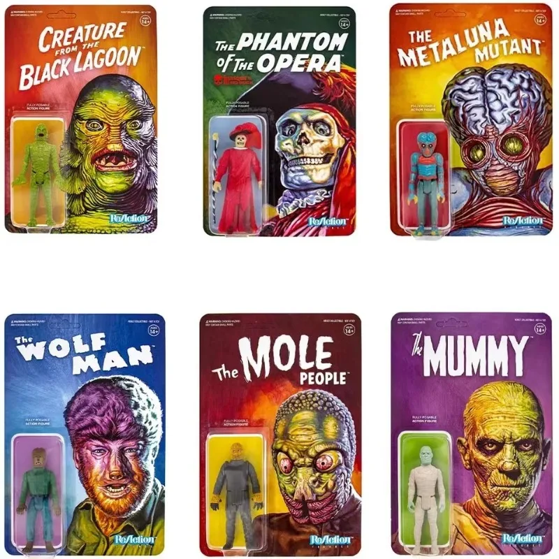 

Универсальная фигурка монстров Super7, человек-мутант из металуна, Крот, 3,75 дюйма, аниме модель, коллекционная игрушка, подарок
