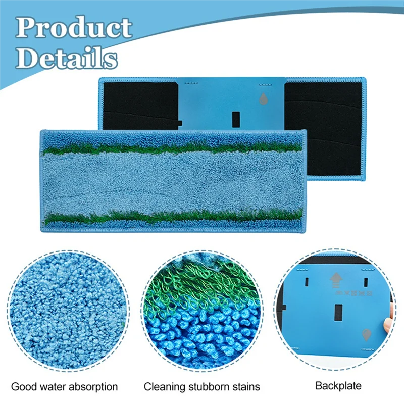 وسادات تنظيف مبللة من YCOC لسلسلة Irobot Braava Jet M6 (6110) (6012) (6112) (6113) أجزاء ملحقات مماسح الروبوت النهائية