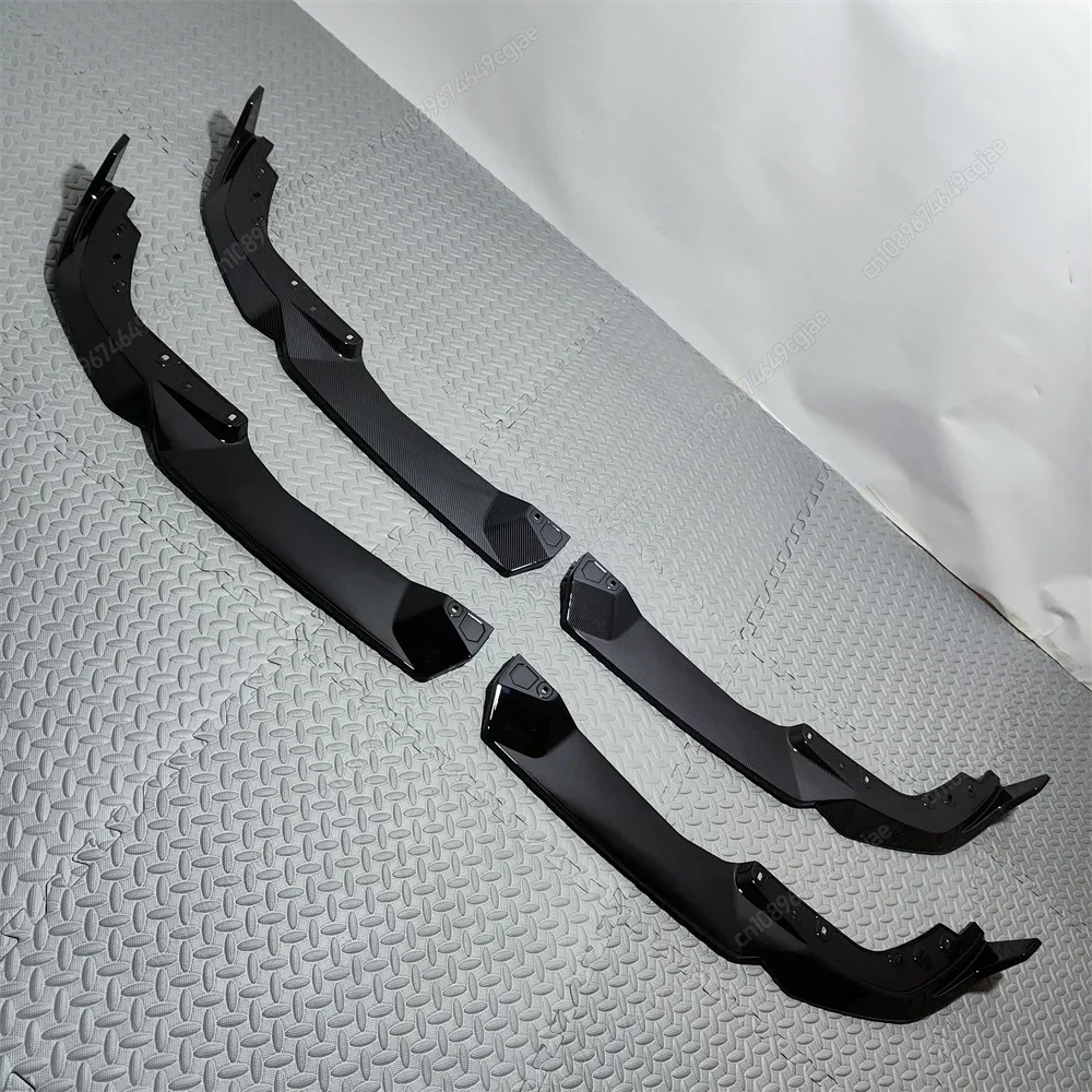 For BMW G20 G21 M-Sport 318i 320i 330i M340i 2022-2024+ LCI Front Bumper Splitter Lip Spoiler Diffuser & Canards Trim Sticker