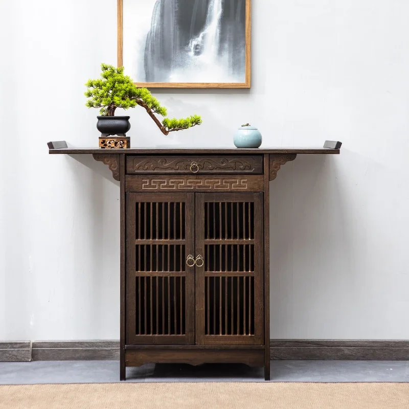 Household Tribute Table Incense Burner Table Altar Chinese Living Room Decoration Console Tables