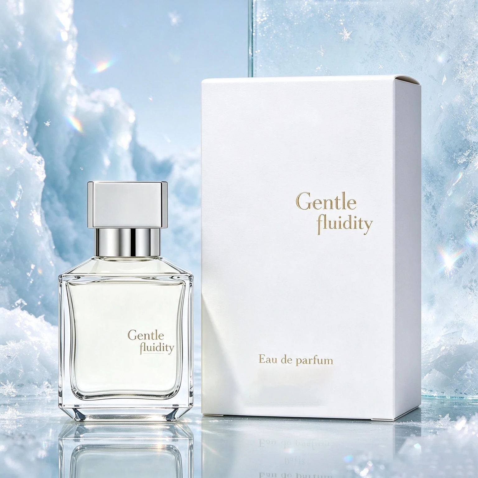 Gentle Fluidity  Eau De Toilette Is A Clear, Soft, Floral And Woody Fragrance, Which Is Clean And Resists High-Level Smell, Transparent, Square Bottle Neutral Fragrance, And Daily Gift Giving Fragrance. - view 3