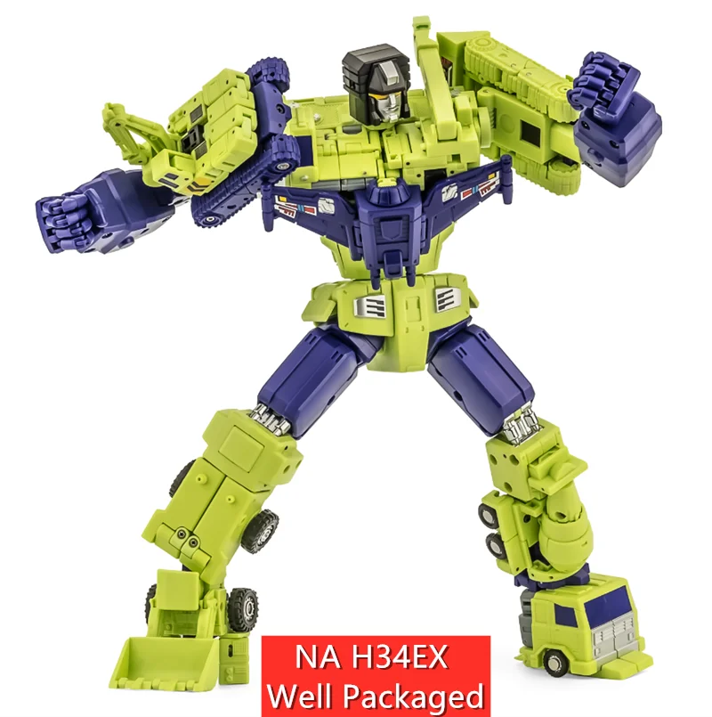 NEW NEWAGE NA H34EX H-34EX Devastator Hephaestus Limited Edition Toy Color Action Figure Robot Toys With Retail Box