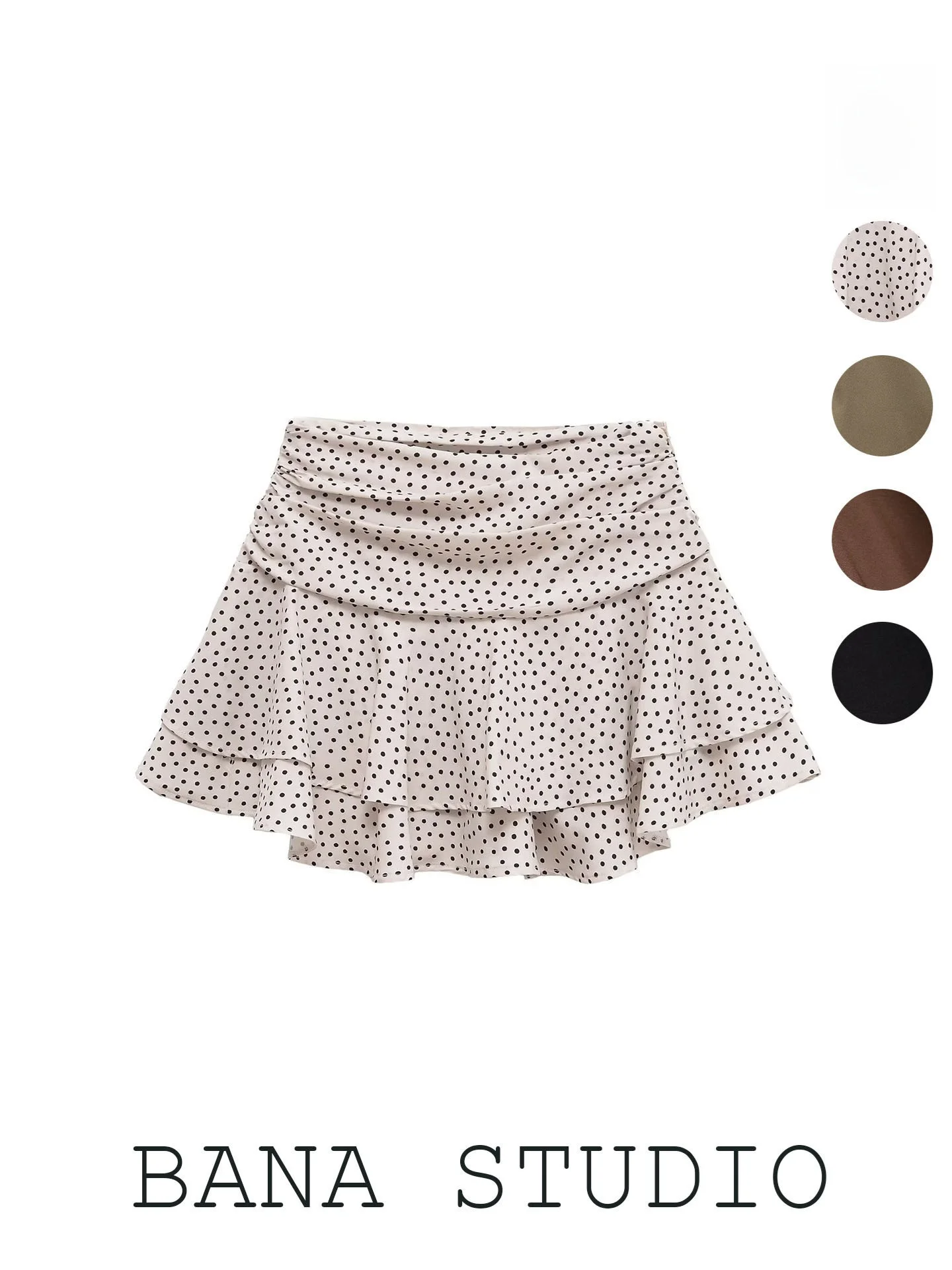 

Slim Asymmetric Pleated Layered Lace ort Skirt Women's f Skirt Cake Skirt High Waist Ci Commute Casual Daily Wear