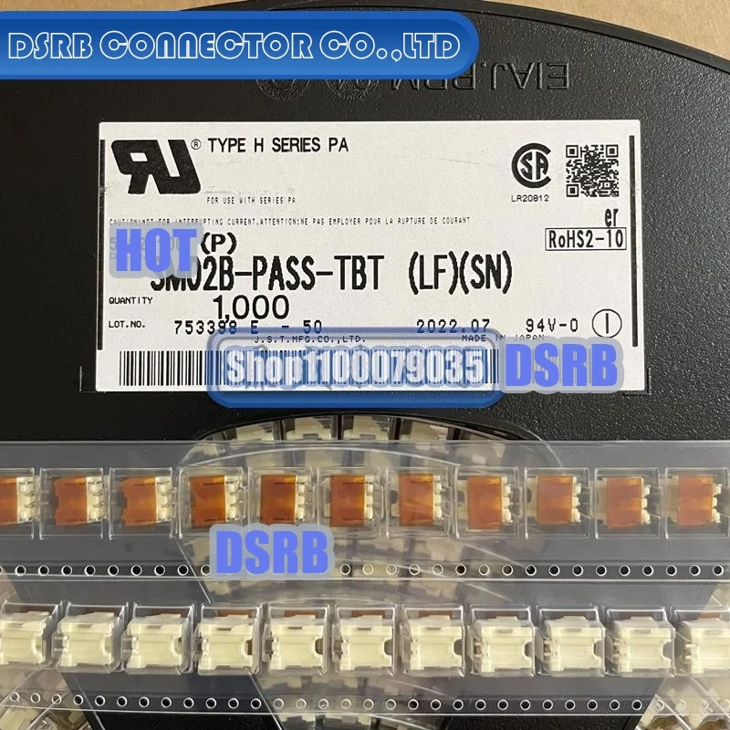 

50pcs/lot 100% new and origianl SM02B-PASS-TBT 2P 2.0MM
