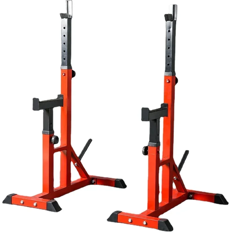 Barbell Squat Rack Adjustable Integrated Commercial Weightlifting Barbell Rack Indoor Push Stool Barbell Bracket KX11 SJ