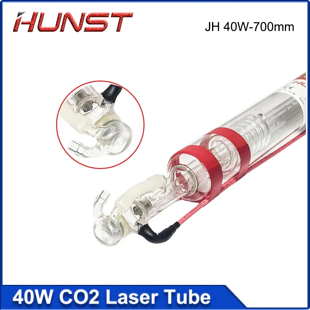 Hunst JH 40W CO2 أنبوب ليزر قطر 50 مم طول المصباح بالليزر 700 مم لآلة قطع النقش #1