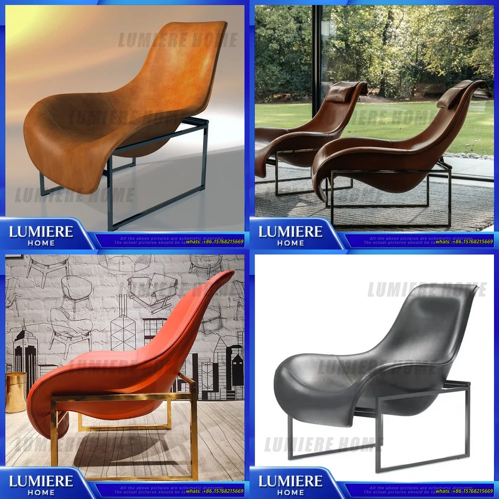 

Современное эргономичное кресло в скандинавском стиле с каркасом из стекловолокна, уникальной формы «утиный хвост», художественное кресло для приемных зон