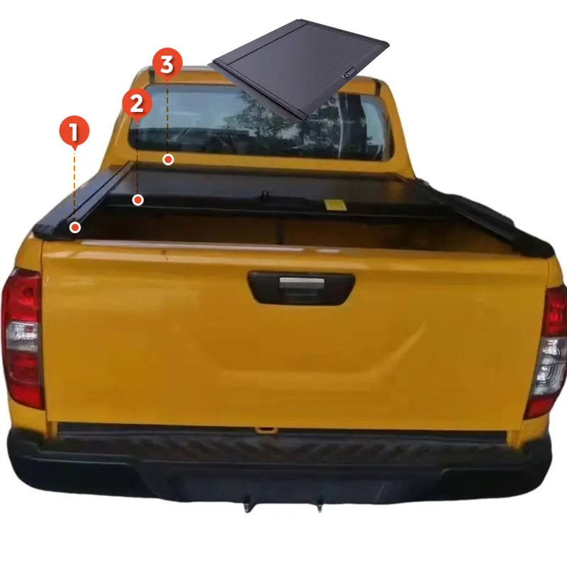 

Aluminum Retractable Pickup Trucks Back Bed Tonneau Cover for GWM Great Wall Poer KingKong Hunter F70 JAC T9 FOTON Tuland G9 G7