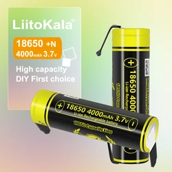 1-30pcs LiitoKala Lii-King4000-Nicke Highest Capacity 18650 4000mAh battery Original 3.6V Reachargeable batteries for flashligh