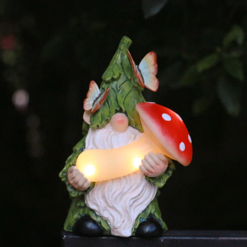 

Garden Decoration Courtyard Balcony Creative Dinosaur Ornaments Solar Lights Outdoor Landscape Lights Waterproof Resin Crafts