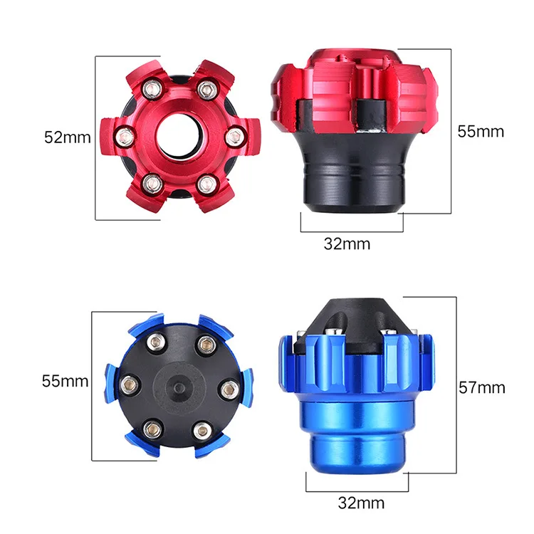 Motorcycle Electric Scooter Decoration Front Shock Absorber Anti-Drop Fork Cup Sports Car Personality Modification Body Systems