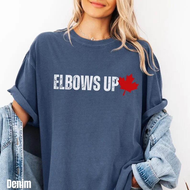 Elbows Up T-Shirt, Canadian Liberal Protest Shirt, Political Democratic Social Justice Tshirt