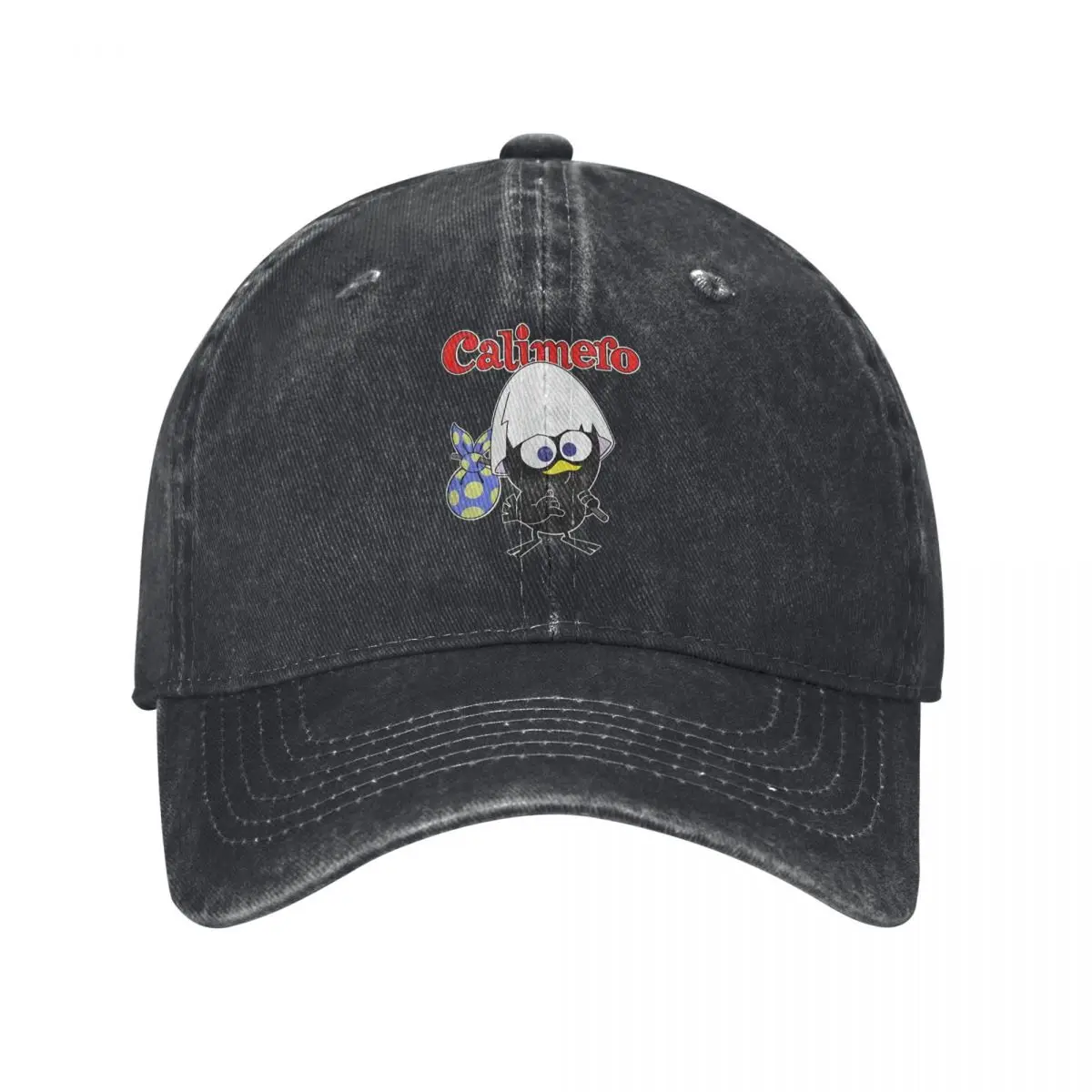 

Calimero, Anime Vintage, Red CALIMERO Print, Character Design denim Hat Breathable Design Women Hat Men's Baseball Cap