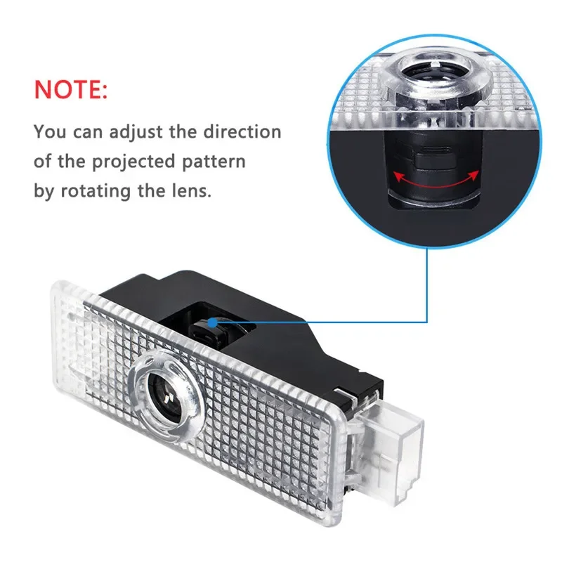 2X LED Car Door Logo Projector Lamps Welcome Light For BMW 1 2 3 4 5 6 7 Series X1 X3 X4 X5 X6 X2 X7 F10 F15 F16 F20 F30 M M3 M5 view 3