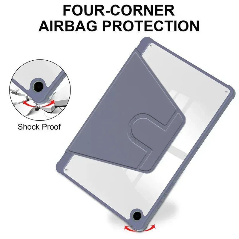 360 Rotation Abdeckung für Samsung Tab A9 Plus Smart Fall Bleistift Halter Für Galaxy Tab A9 + SM-X210 SM-X215 SM-X216B 11 "Tablet Coque
