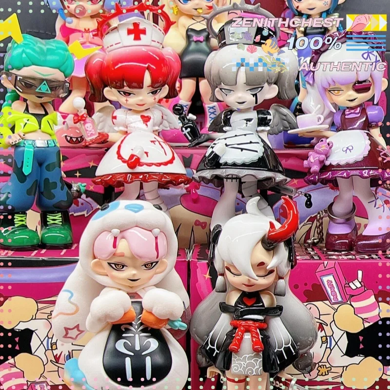 

В наличии Yandere Girls S2 Remove The Label Series слепая коробка темная ночь фигурка девушки интересные и очаровательные подарки на Хэллоуин