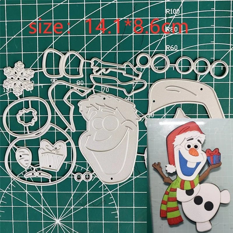 Christmas Gift Box Hat snowman Metal Cut Dies Stencils for Scrapbooking Stamp/Photo Album Decorative Embossing DIY Paper Cards