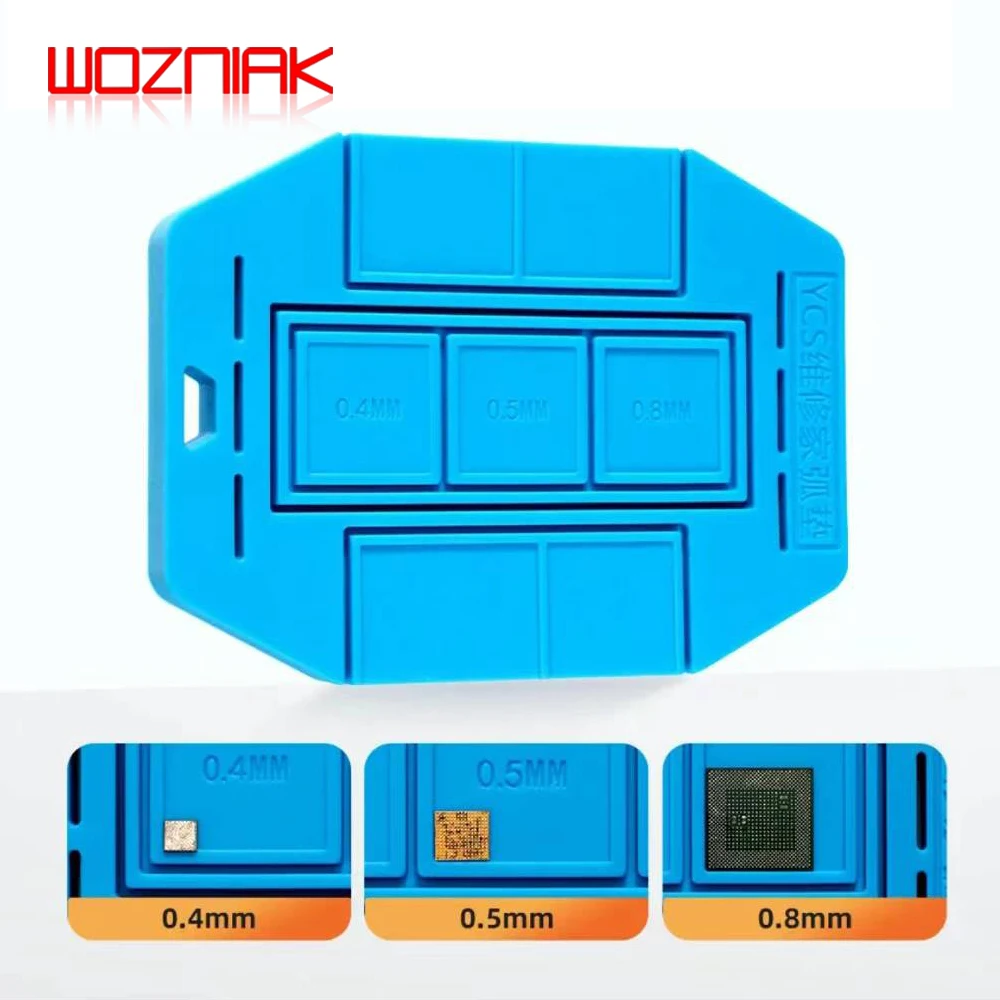 YCS Tin-planting Arc Pad Hard Disk IC Chip Special Non-bulging Tin-planting Pad Resistant High Temperature Strong Magnetism Mat