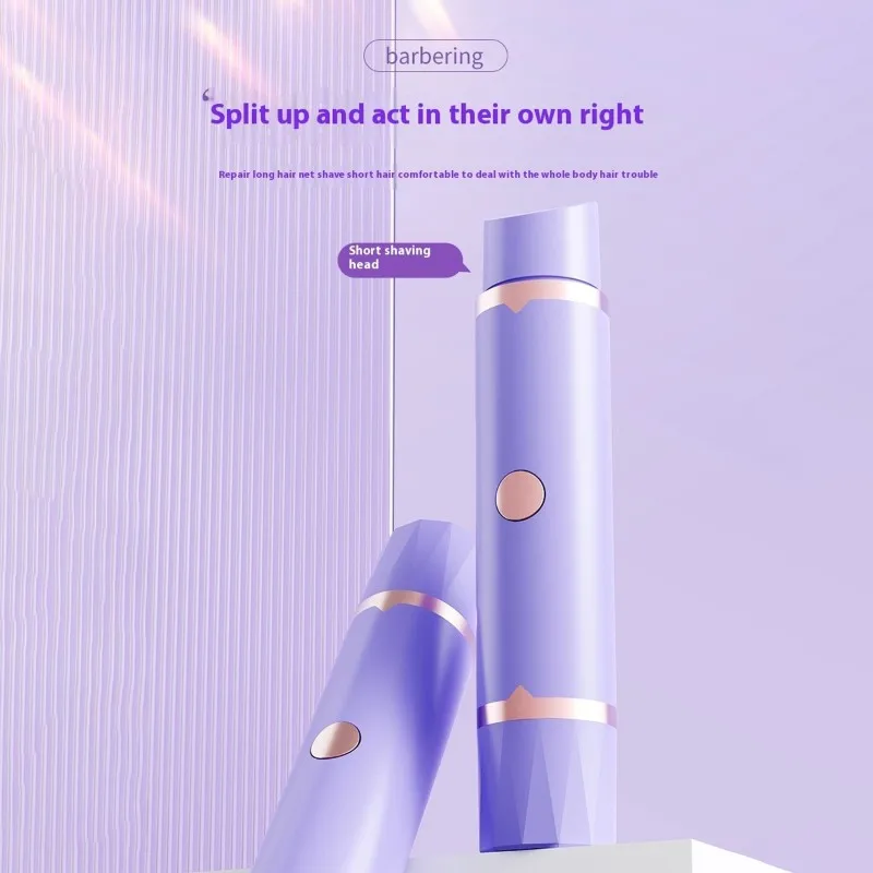 A11R Dual-Function For Head Electric Hair Remover USB Rechargeable, Portable Device For Full Body Underarm And Leg Hair Removal