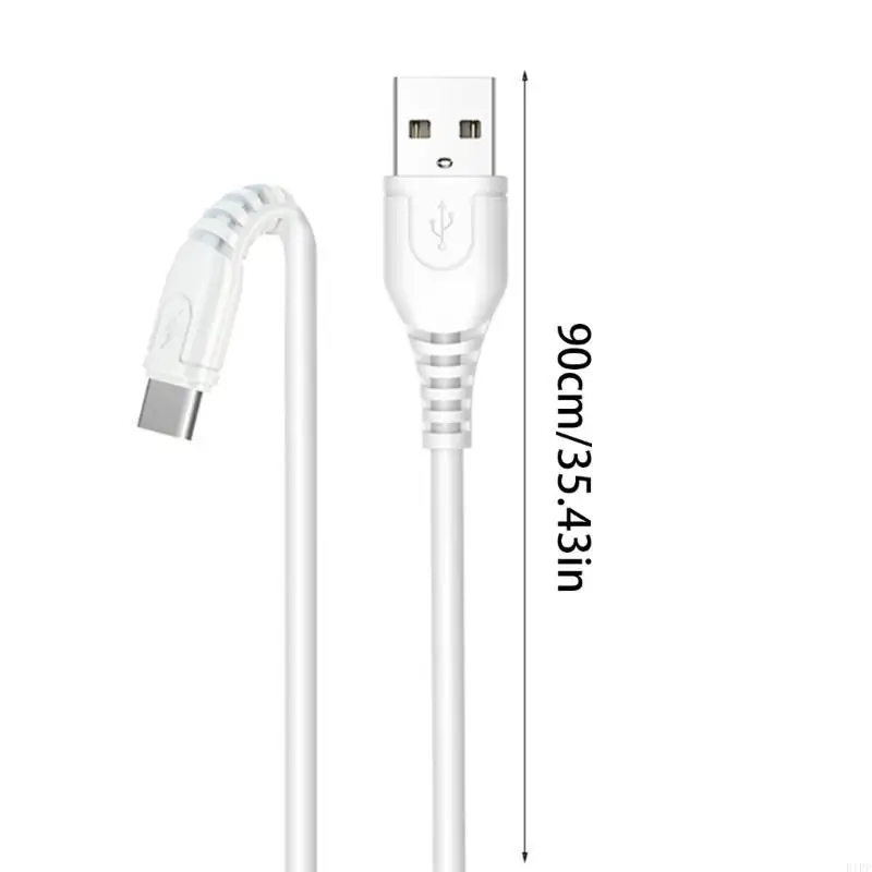 E1PFフラッシング充電6A USBタイプCケーブル60 120Wの高速充電充電USB CコードケーブルUSB C充電